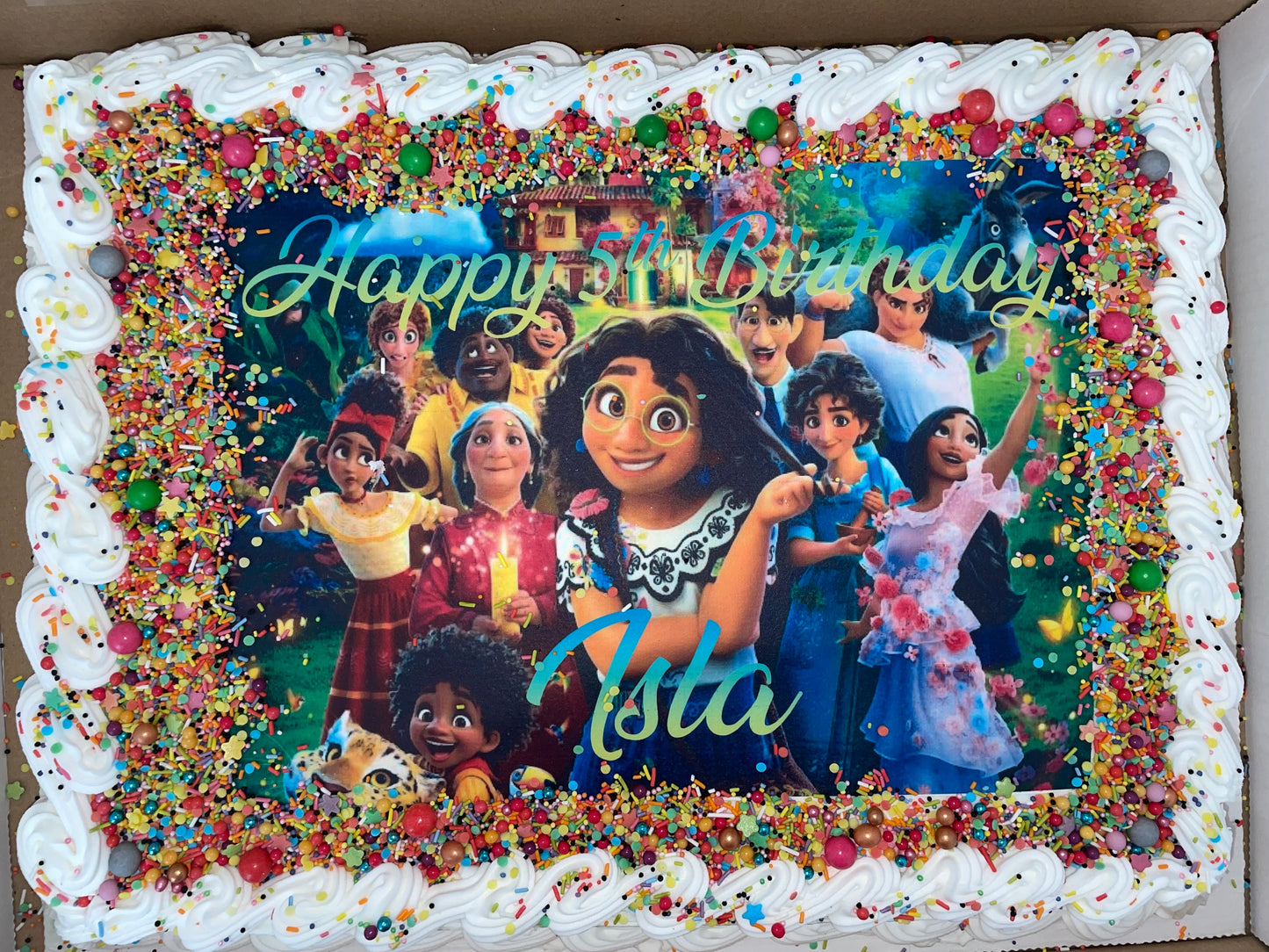 Personalised DIY Costco Cake Decorating Kit
Topper & Sprinkles included Birthday Topper
Cake