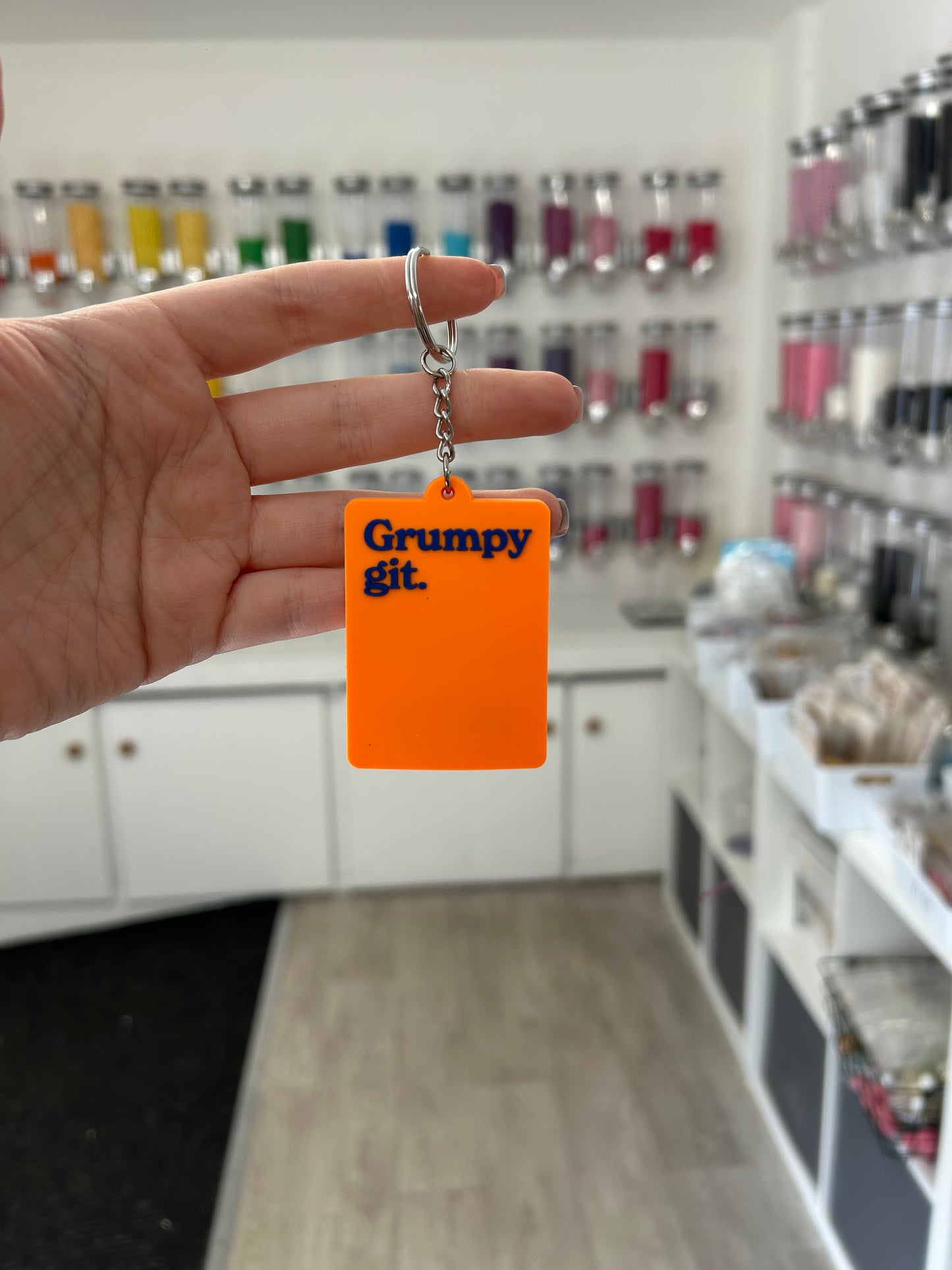 “Grumpy git.” Keyring