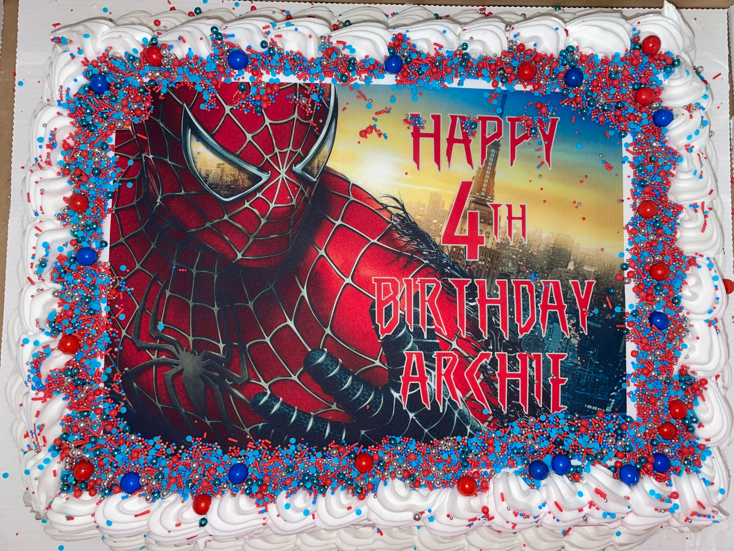 Personalised DIY Costco Cake Decorating Kit
Topper & Sprinkles included Birthday Topper
Cake