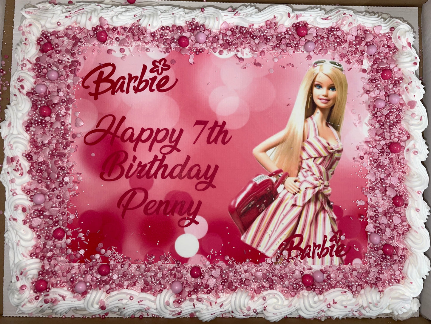 Personalised DIY Costco Cake Decorating Kit
Topper & Sprinkles included Birthday Topper
Cake