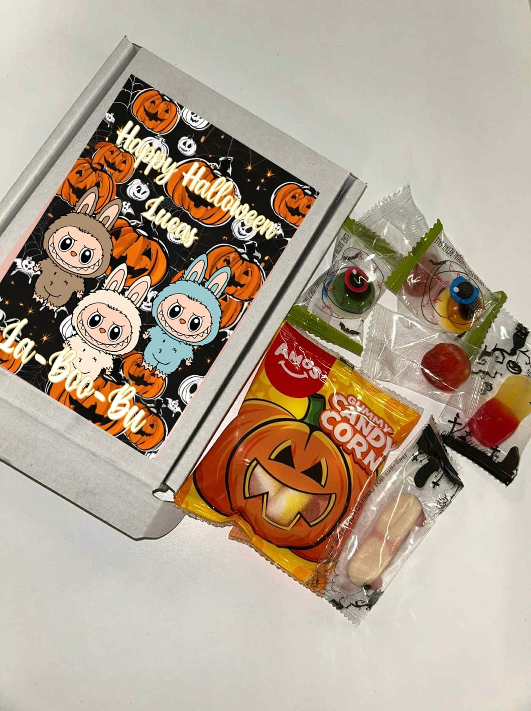Personalised La-Boo-Bu sweet box