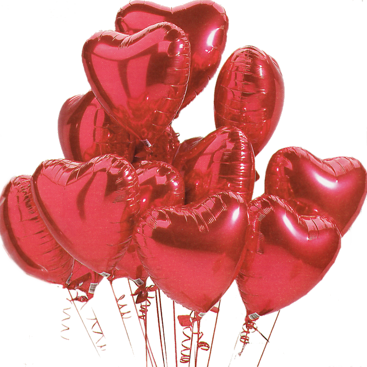 Heart balloons