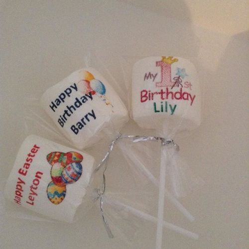 3 Personalised Marshmallows