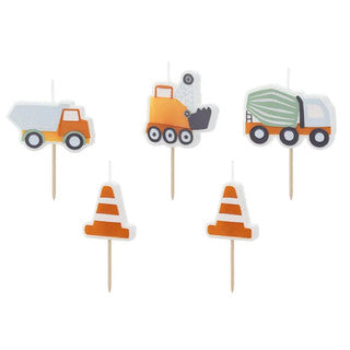 Construction Vehicles Birthday Candles (5)