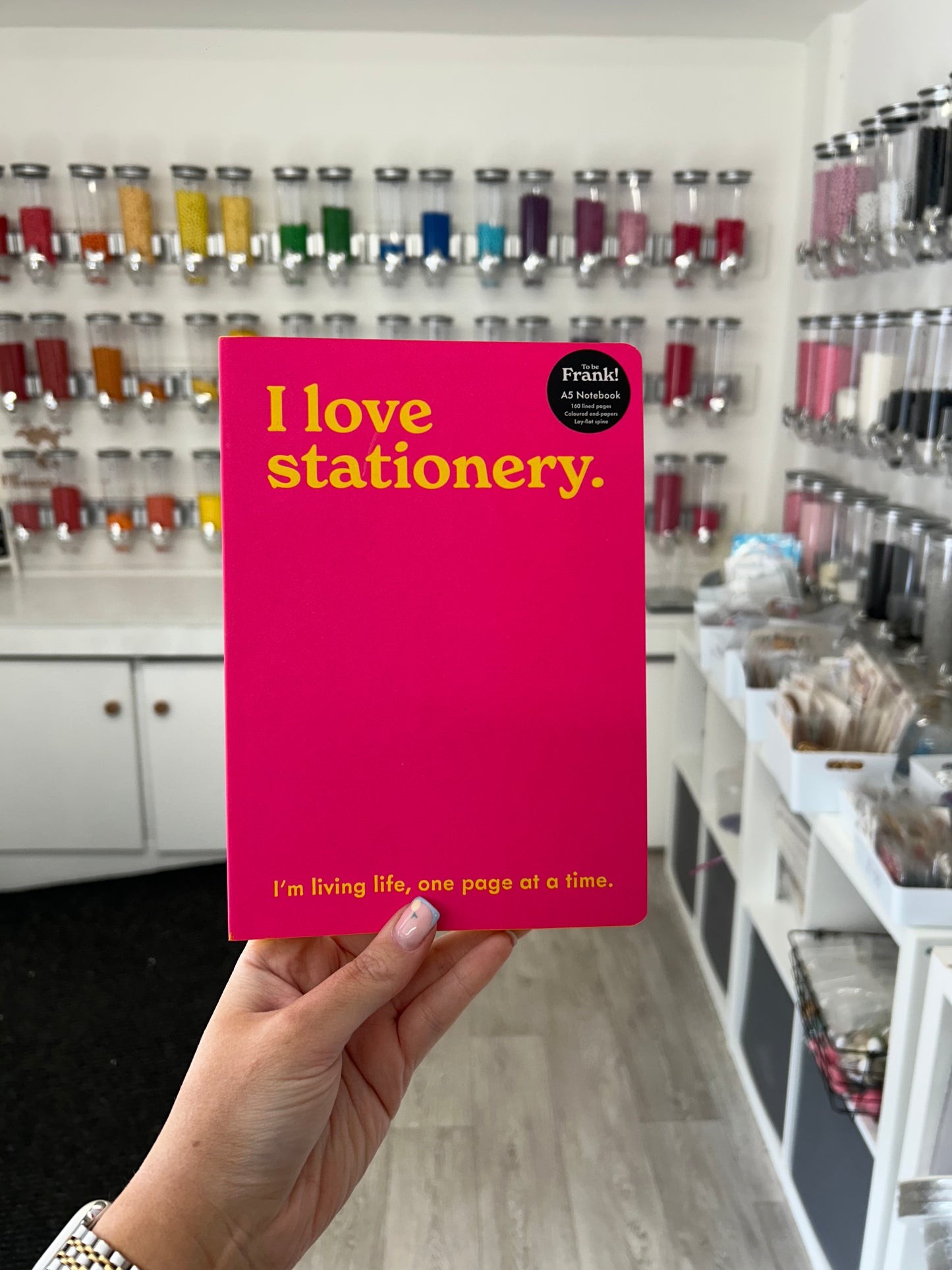 I love stationary. I’m living life, one page at a time. Funny Journal Notebook – Pink