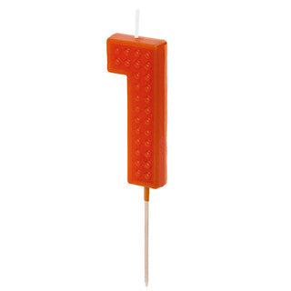 6cm Brick Number 0-9 Candle (1)