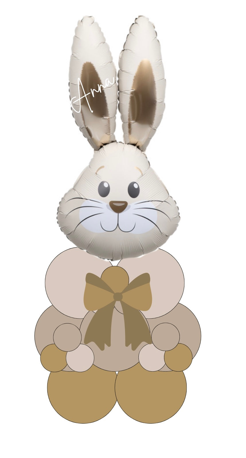DIY Large Personalised Bunny Stack