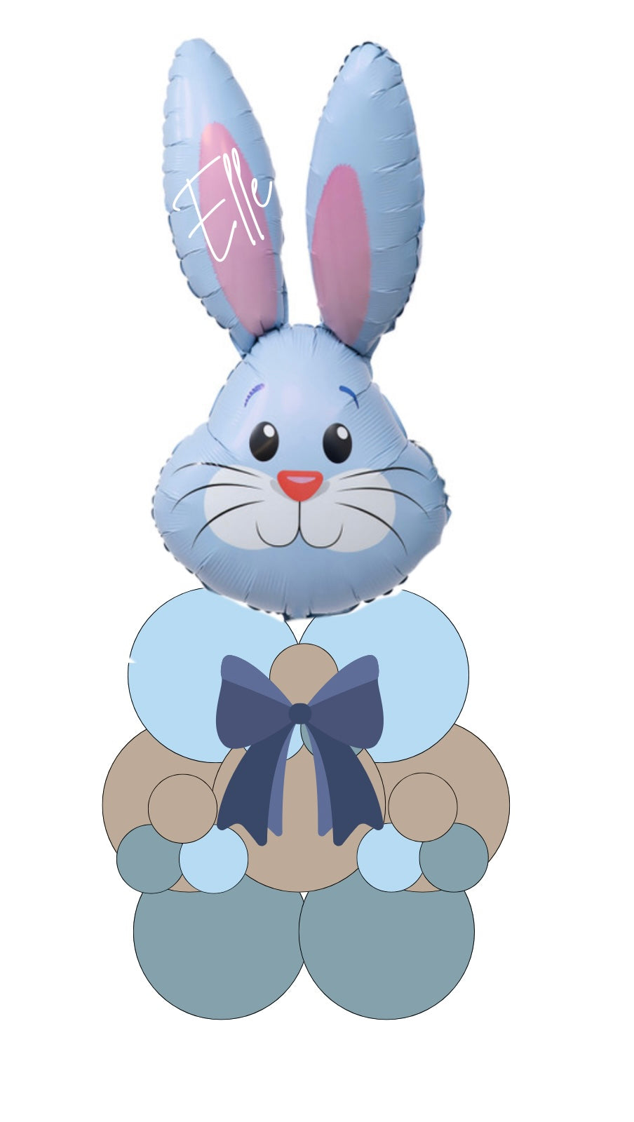 DIY Large Personalised Bunny Stack