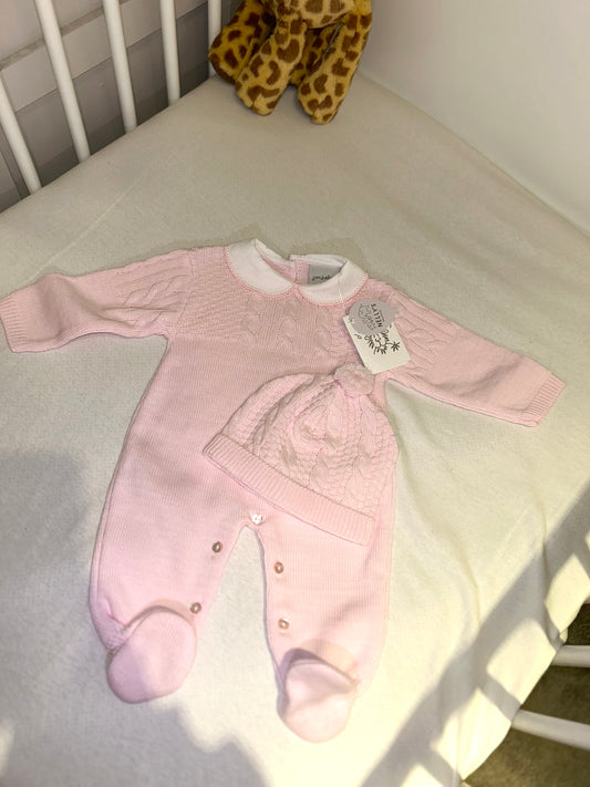Pink Pram-suit With Hat