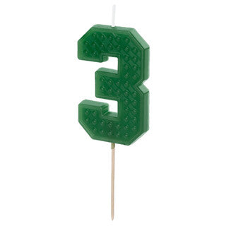 6cm Brick Number 0-9 Candle (1)
