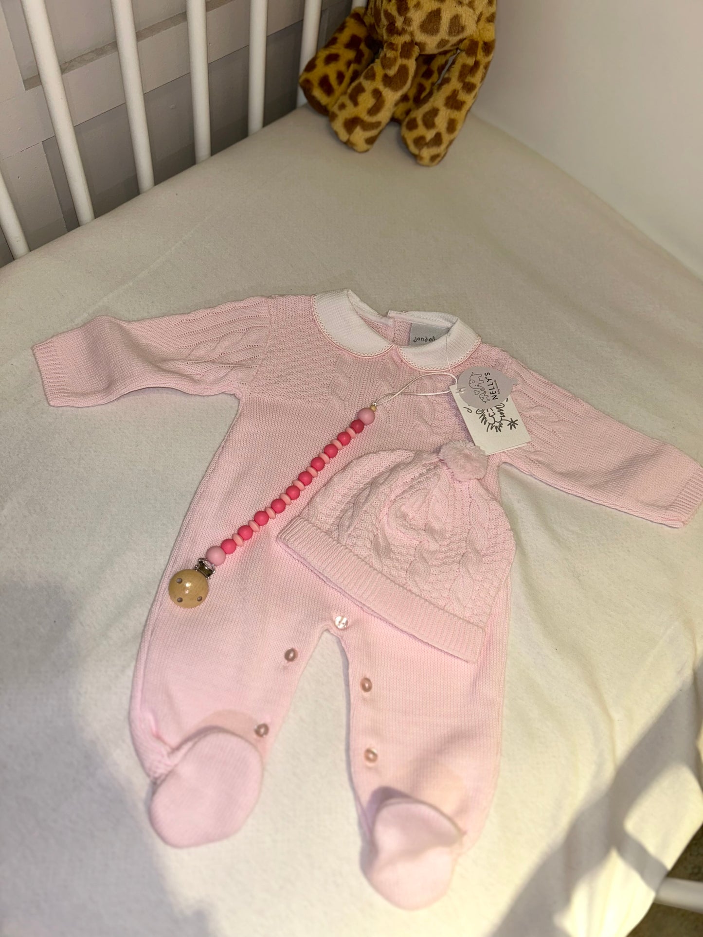 Pink Pram-suit With Hat