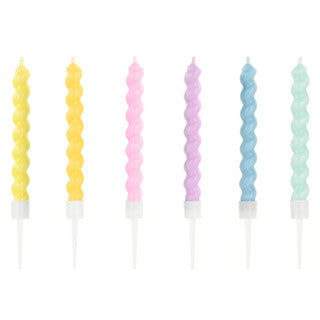 Twisted Pastel Candles
(6)