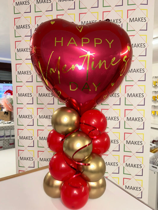 Valentine’s Mini Balloon Stack