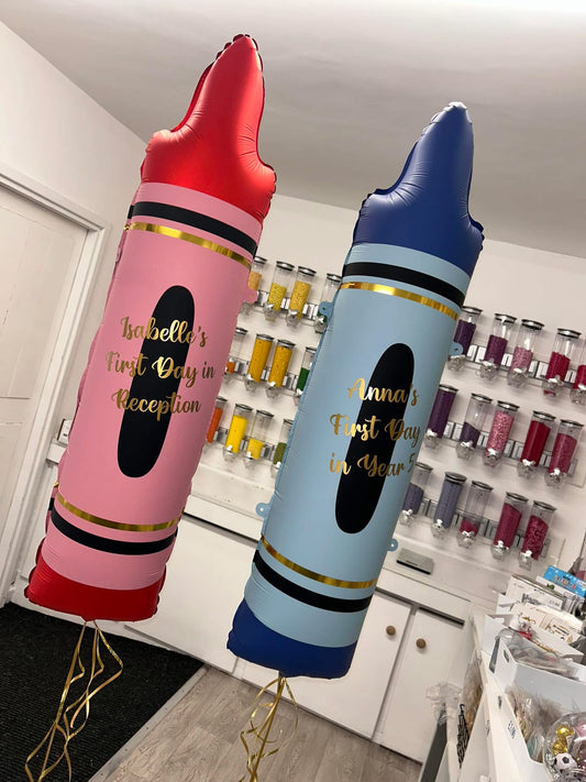 Personalised Crayon Balloon