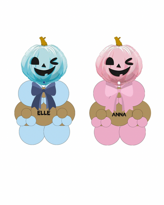 Personalised Halloween Balloon Stack