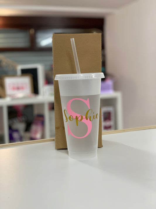 Personalised Straw Cup