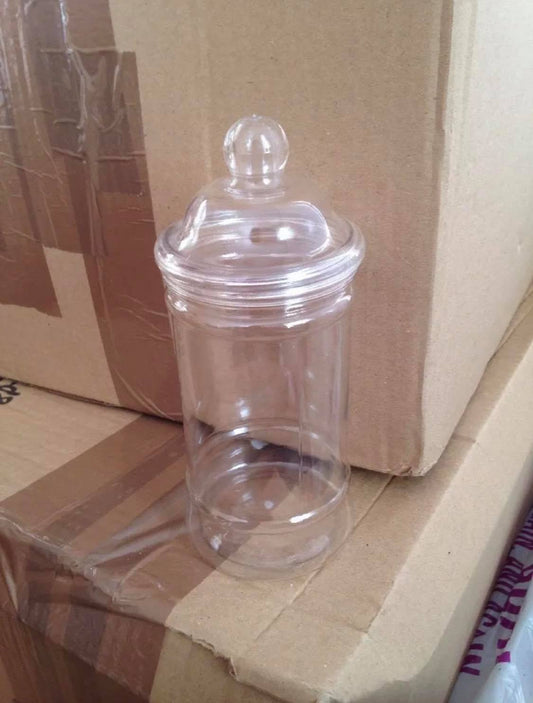10 x Empty Plastic Victorian Sweet Candy Jar