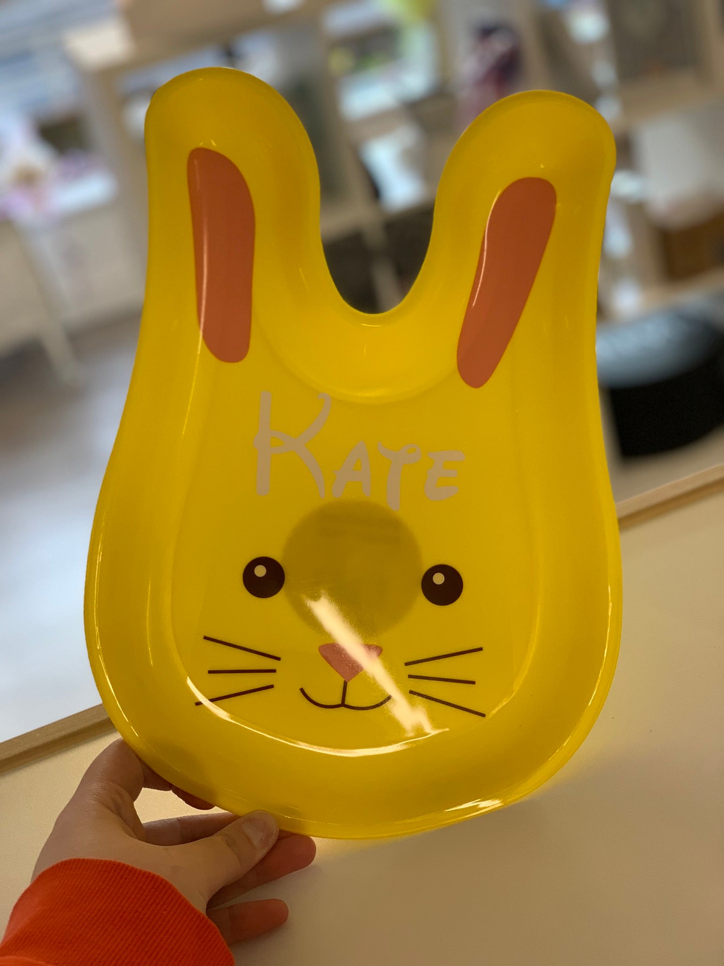 Personalised Bunny Easter Plate