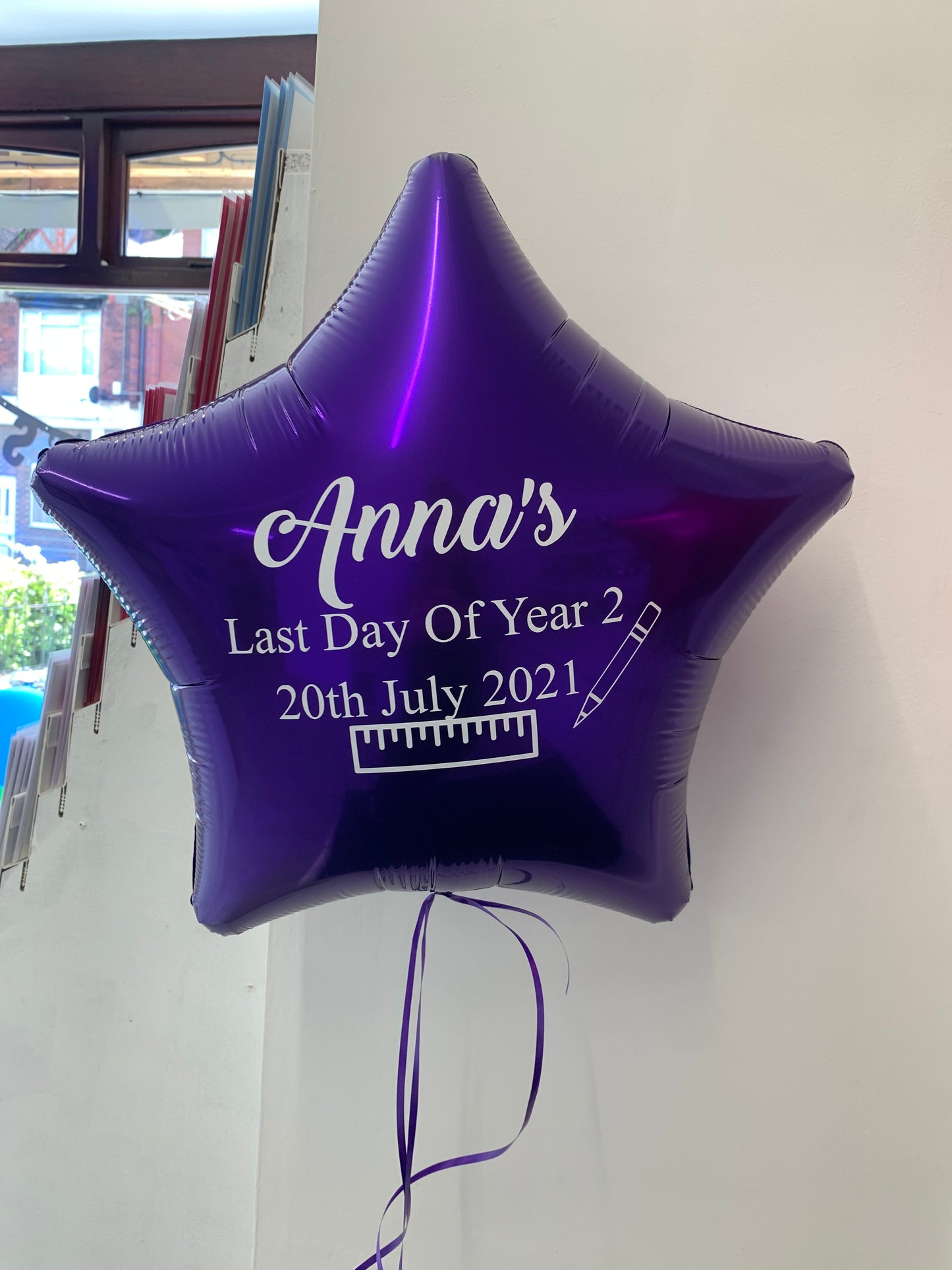 Personalised End Of School Balloon