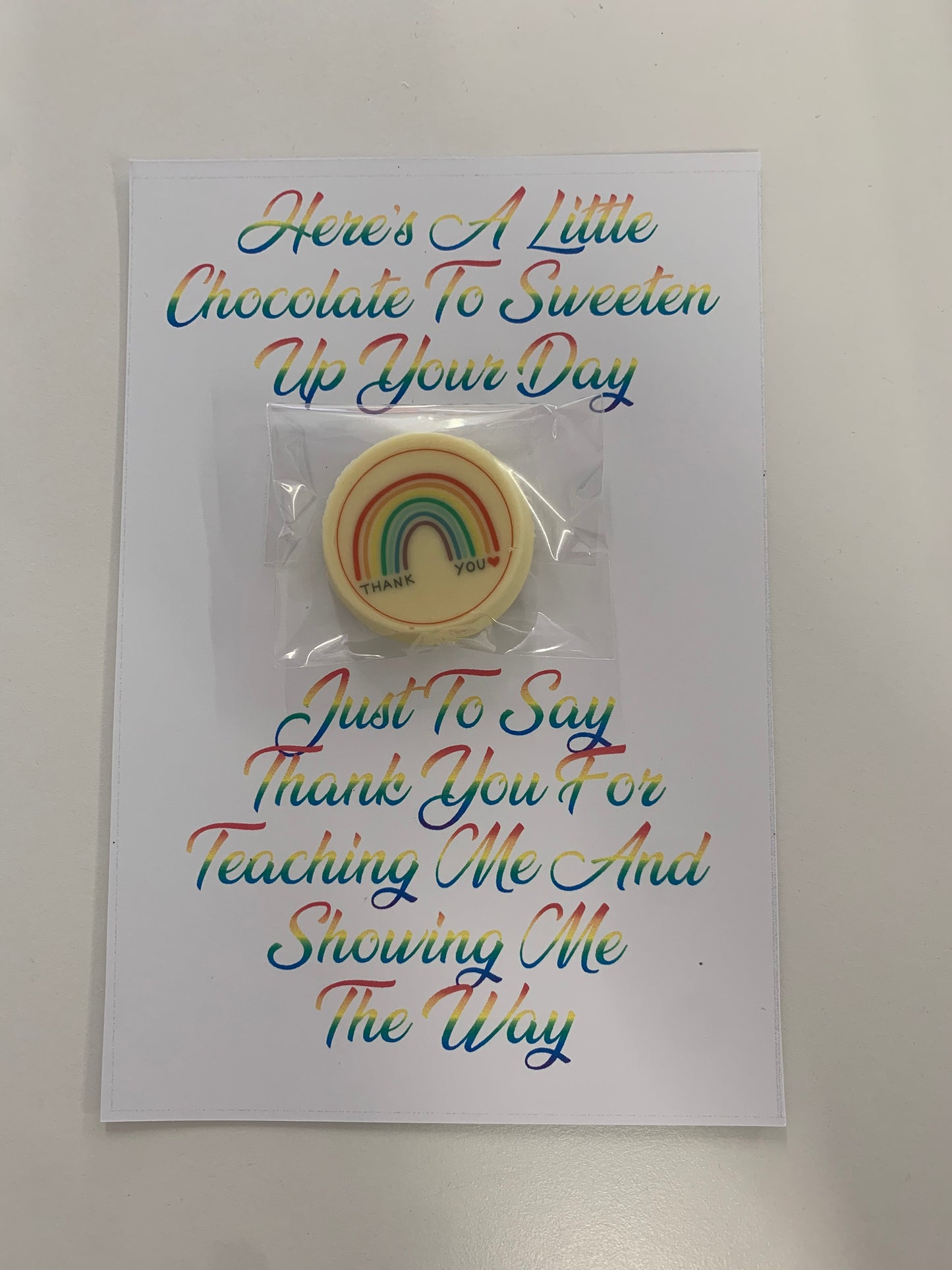 Teacher Token Gift