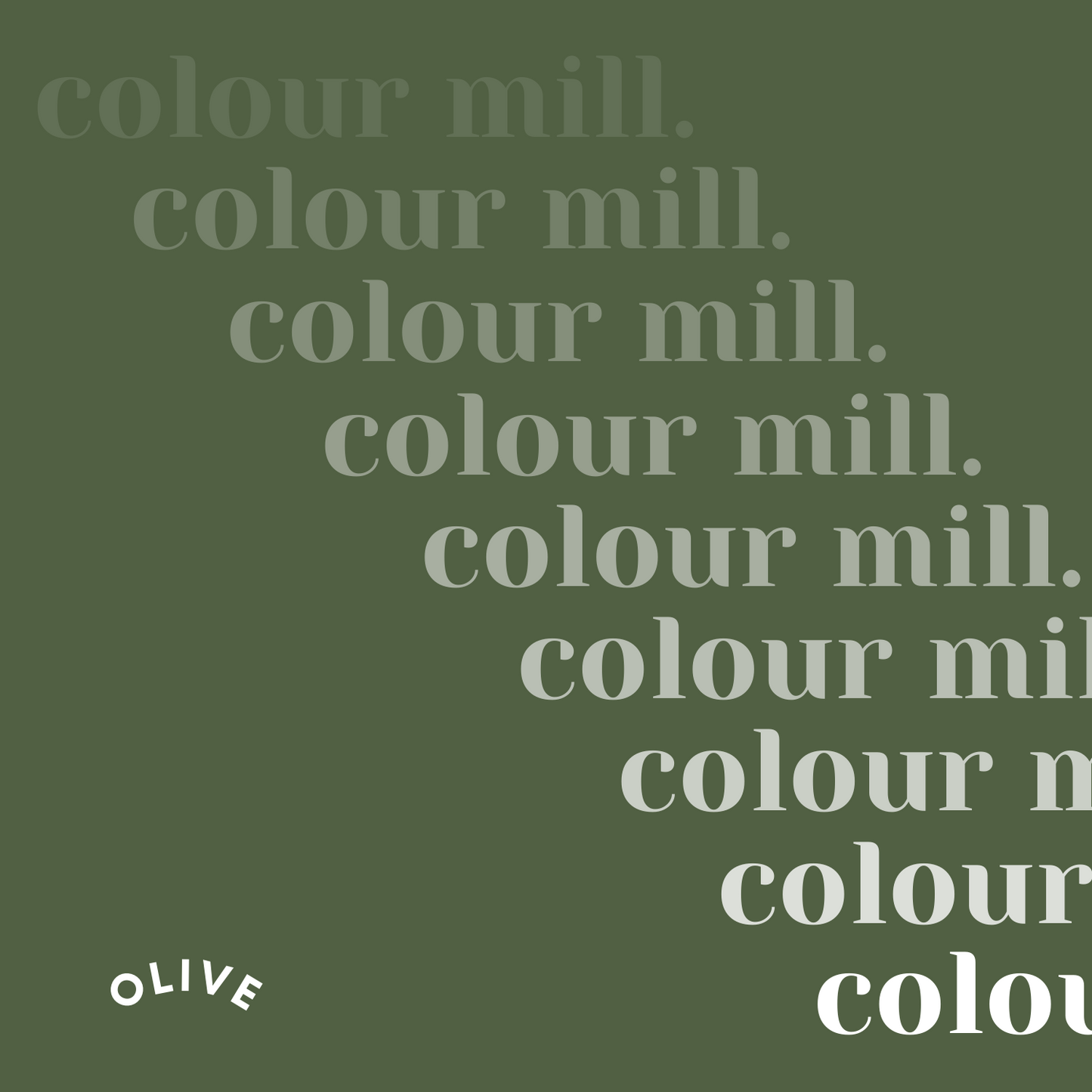 Olive Colour Mill 20ML