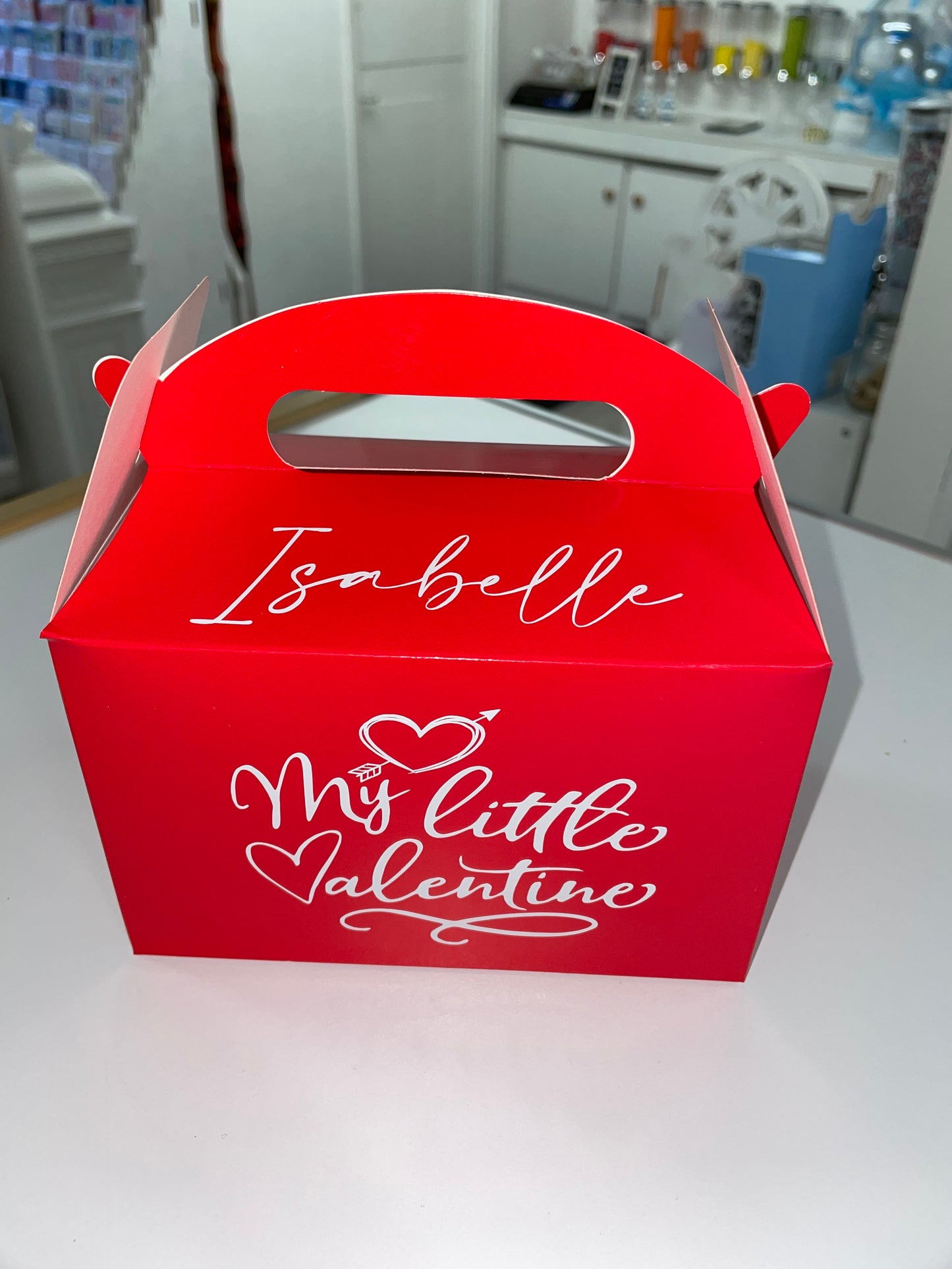 Personalised Empty Valentines Lunch Box