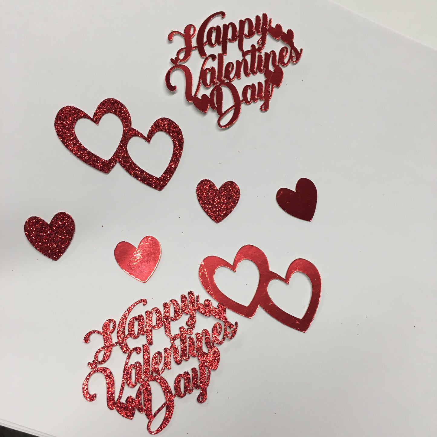 8 piece valentines cupcake toppers